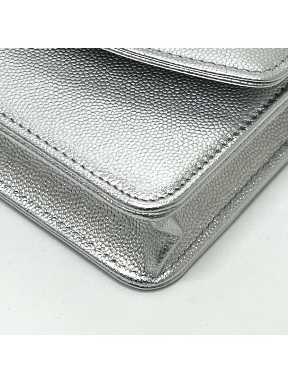 Chanel Shoulder Bag Ap4653 Caviar Leather Silver - Picture 6 of 9